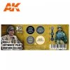 AK Interactive AK11690 WWII LUFTWAFFE PILOT UNIFORM COLORS 4x17 ml